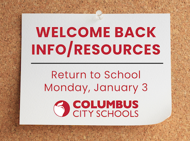 Welcome back info/resources